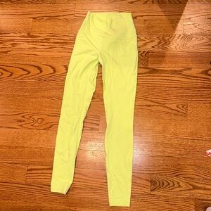 Lululemon Align Leggings Neon green